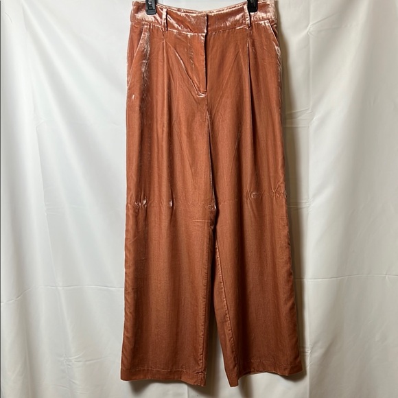 LOFT Tan Corduroy Wide-Leg‎ Pants - Picture 1 of 8